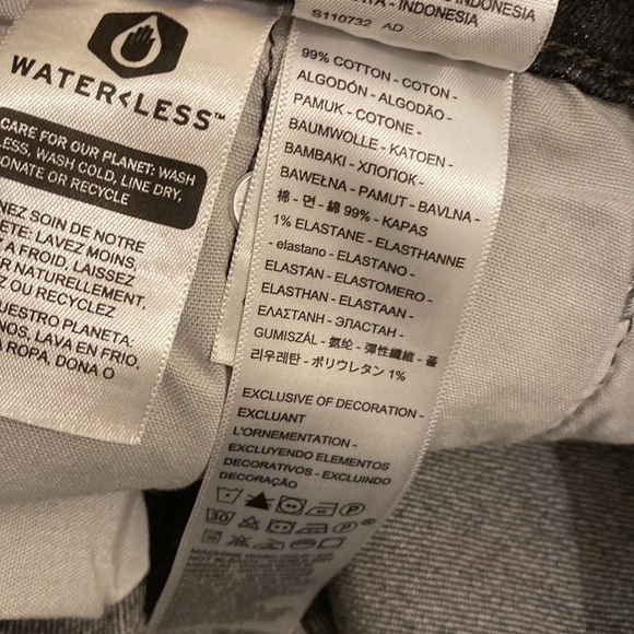 Levi’s 501 original black gray shorts. Size 25 . New. - Picture 8 of 8